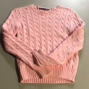 Womens xs pink polo sweater